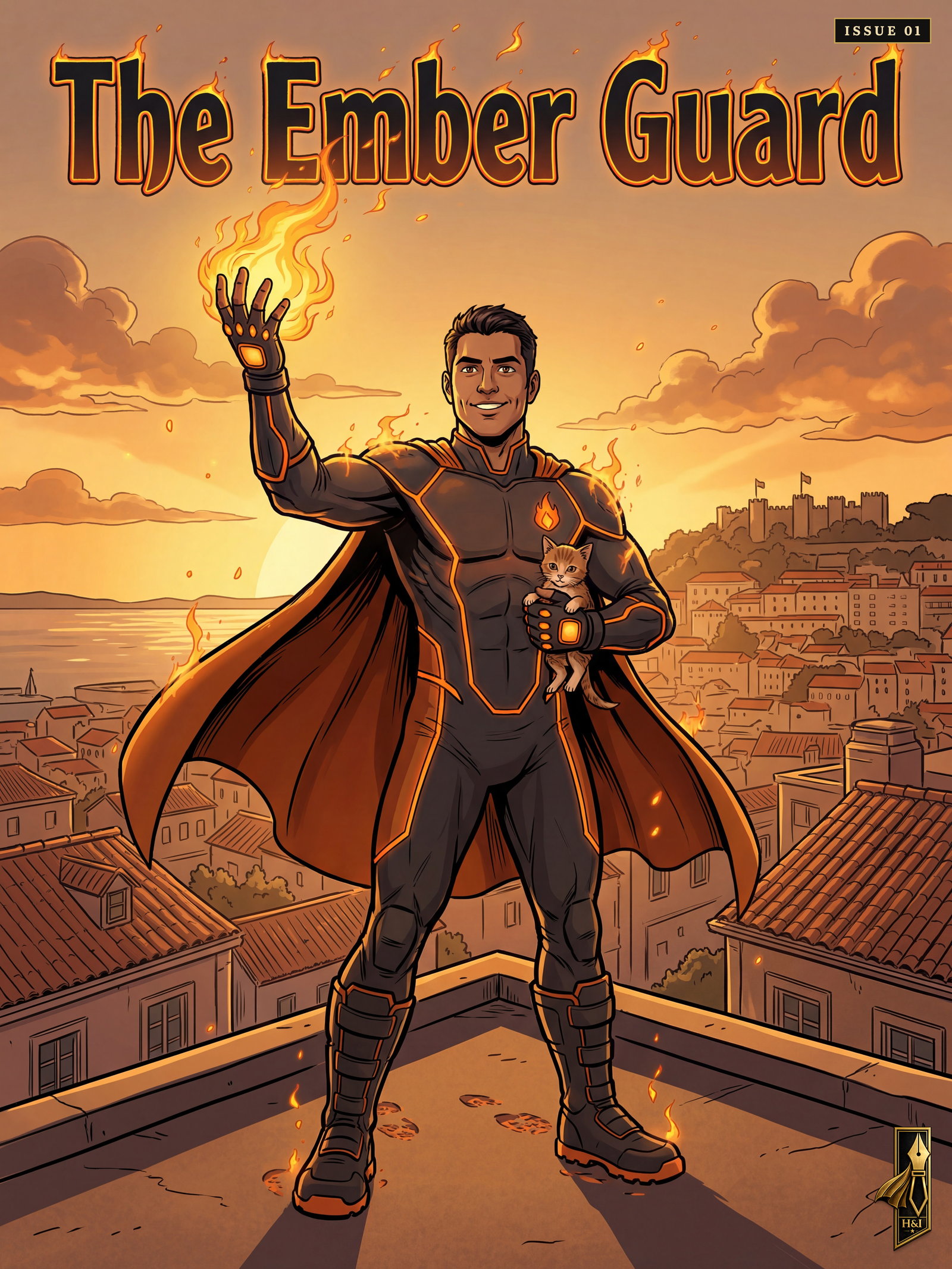 Diego rendered in Modern Comic style